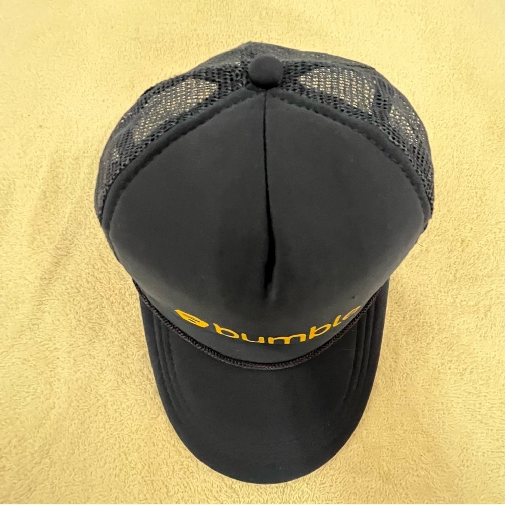 Bumble Adjustable Navy and Yellow Baseball Cap - Picture 4 of 15